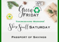 Green Friday and Small business Saturday