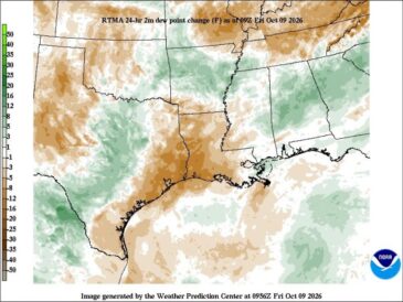 Houston Drops to 65 Degrees for First Time Since Mid-May as Drier Air Brings a Lovely Fall Day Before Warmer Weather Returns