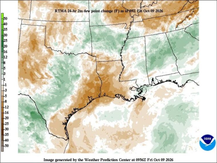 Houston Drops to 65 Degrees for First Time Since Mid-May as Drier Air Brings a Lovely Fall Day Before Warmer Weather Returns