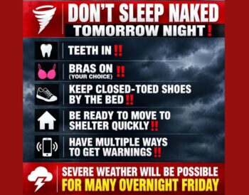 Hurricane Isaias Raises Overnight Tornado Threat Friday Night as Residents Across Alabama, Mississippi, and Georgia Urged to Prepare Before Going to Bed