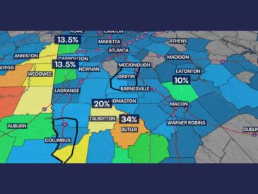 Isaias Cuts Power to Over 100,000 Georgia Customers After 68 MPH Gust in Macon as Tornado and Flood Threat Targets Metro Atlanta