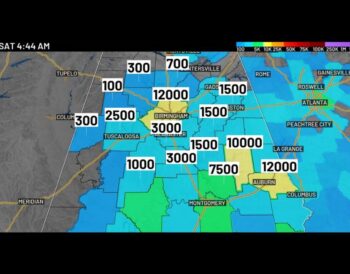 Isaias Leaves 290,000 Without Power Across Alabama as Gusts Reach 53 MPH in Alexander City and Rockford Before Winds Exit by Late Morning
