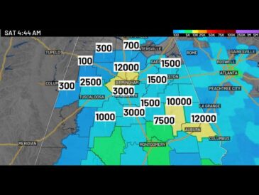 Isaias Leaves 290,000 Without Power Across Alabama as Gusts Reach 53 MPH in Alexander City and Rockford Before Winds Exit by Late Morning