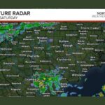 Fall-Like Highs in the 70s Spread Across Arkansas Including Little Rock and Fayetteville Saturday With Cloudy Skies, Spotty Showers, and Lower Humidity
