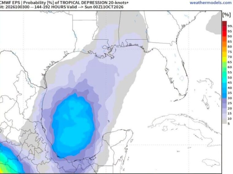 Stalled Front Brings Heavy Rain to North Florida Including Tallahassee, Jacksonville, and Gainesville Next Week With Several Inches Possible Regardless of Gulf Development