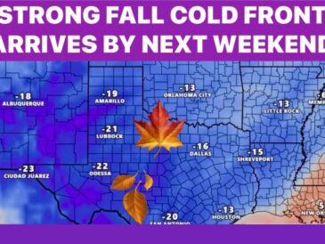 Strong Cold Front Brings Temperatures Up to 22 Degrees Below Average to Dallas, San Antonio, Houston, Odessa, and Lubbock by Next Weekend
