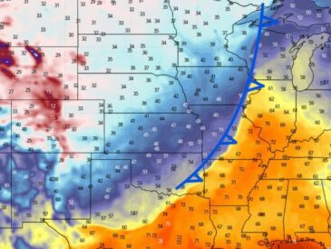 Strong Cold Front Brings Widespread Frost and Possible Freezes to Iowa, Minnesota, Nebraska, and the Dakotas Late Next Week With Severe Storms Possible Ahead
