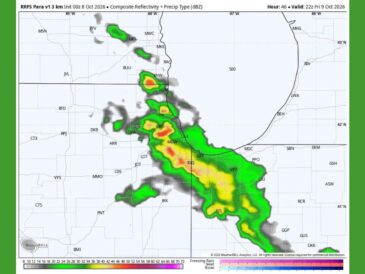 Warm Front Could Bring Friday Afternoon Storms and Isolated Large Hail to Chicago, Kenosha, Gary, and Northwest Indiana After a Cooler Thursday