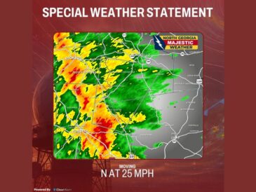 Rotation Near Juliette Prompts Special Weather Statement as Isaias Rain Band Could Spin Up Brief Tornado in Georgia's Monroe and Jones Counties